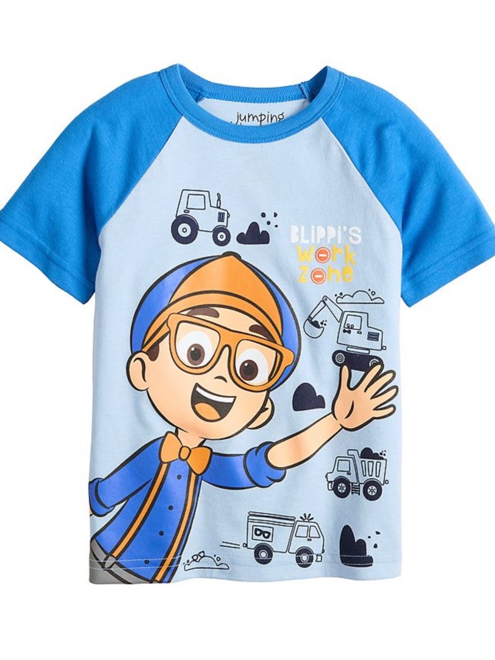 jumping beans Blippi Work Zone Graphic Tee size 12 months